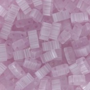 Miyuki half tila 5x2.4mm beads - Silk pale rose HTL-2551